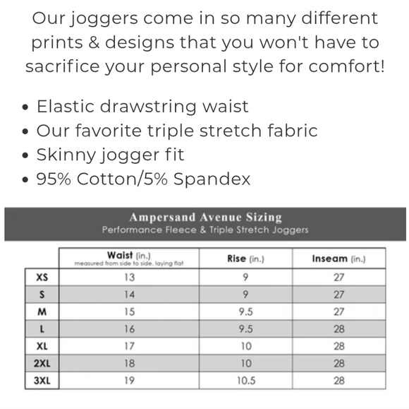 Ampersand Avenue Striped Black Ivory Jogger Lounge Pants 3XL - Picture 5 of 5